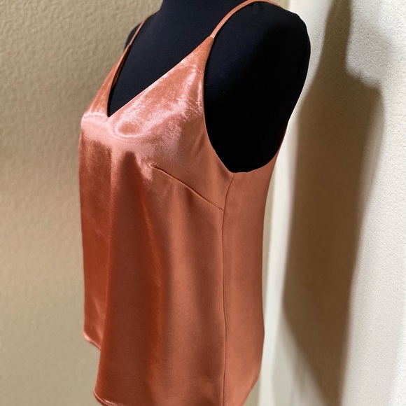A New Day Copper Colored V-Neck Tank - Picture 3 of 5